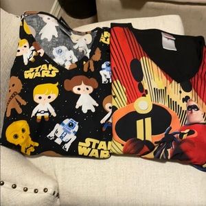 👩🏻‍⚕️Star Wars and Incredibles Scrubs Medium